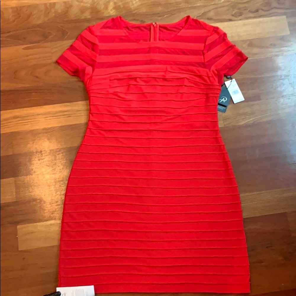 Adrianna Papell Short Red Dress